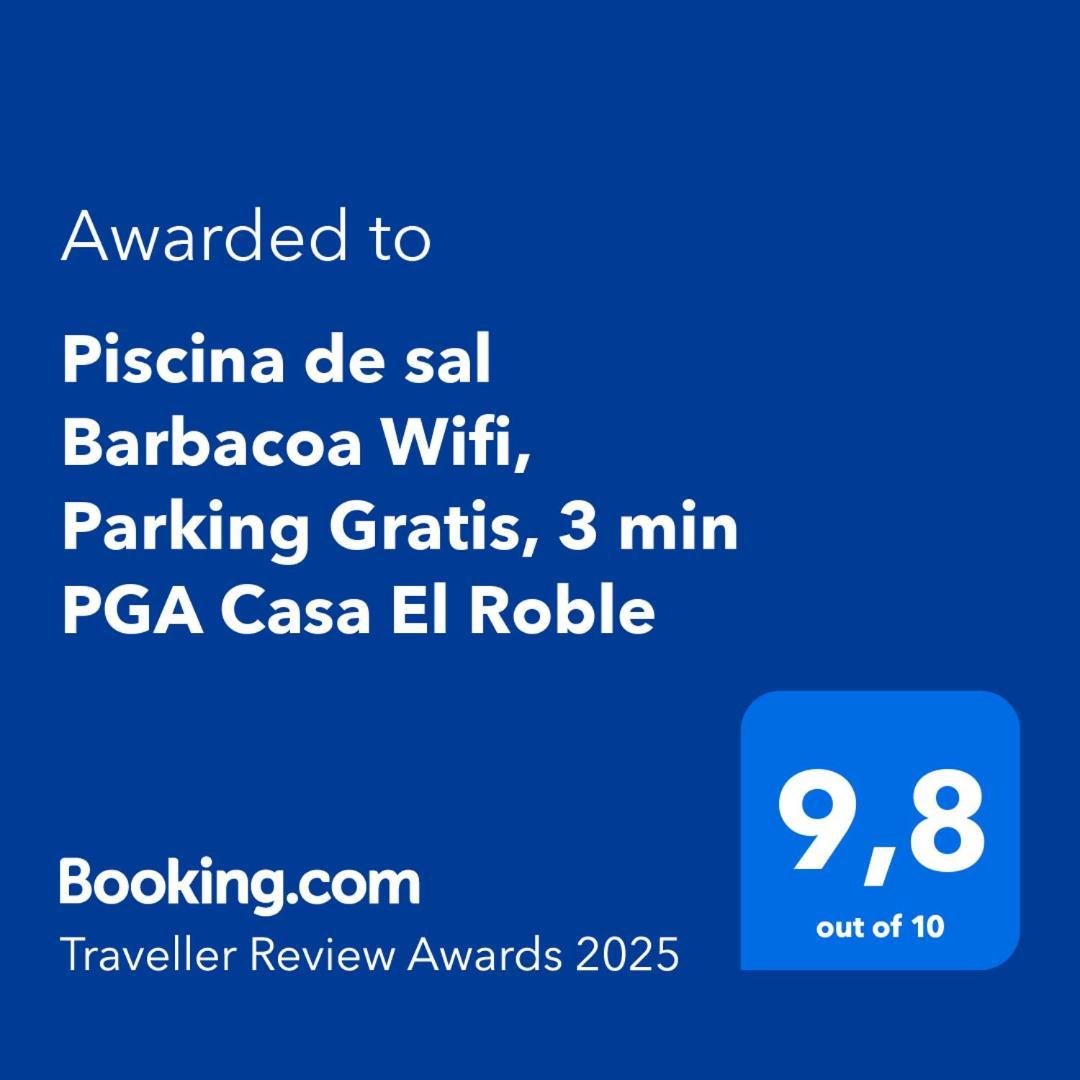 Piscina De Sal Barbacoa Wifi, Parking Gratis, 3 Min Pga Casa El Roble Βίλα Χιρόνα Εξωτερικό φωτογραφία